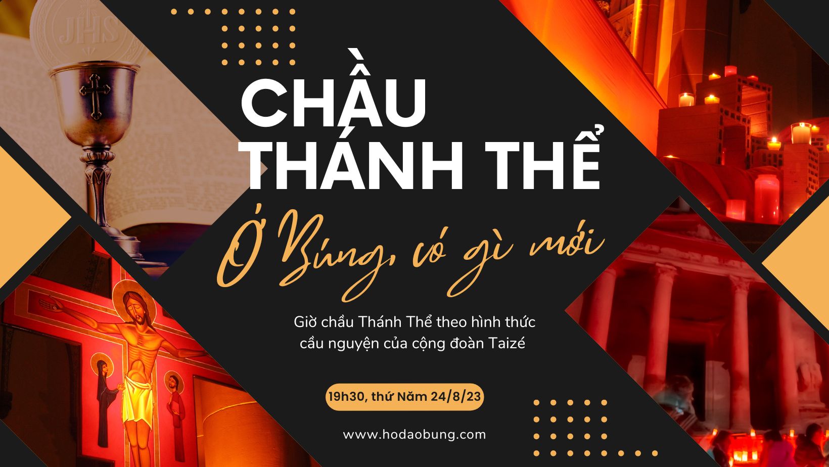 Chầu Thánh Thể theo hình thức cầu nguyện cộng đoàn Taizé