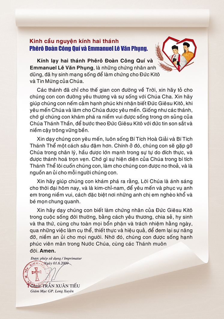 Kinh Thánh Phêrô Đoàn Công Quí và Emmanuel Lê Văn Phụng